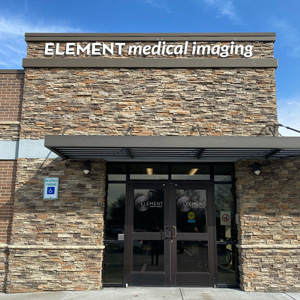 Exterior of Element Medical Imaging office building, showcasing a convenient location for medical imaging services in Kansas City.